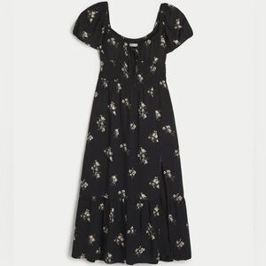 Hollister Short Sleeve Floral Midi/Maxi Dress